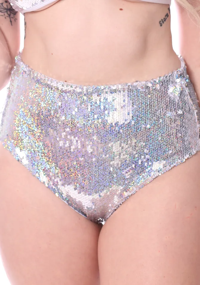 Earrings Shimmer Star Sequin High Waisted Bottom THE LUMi SHOP