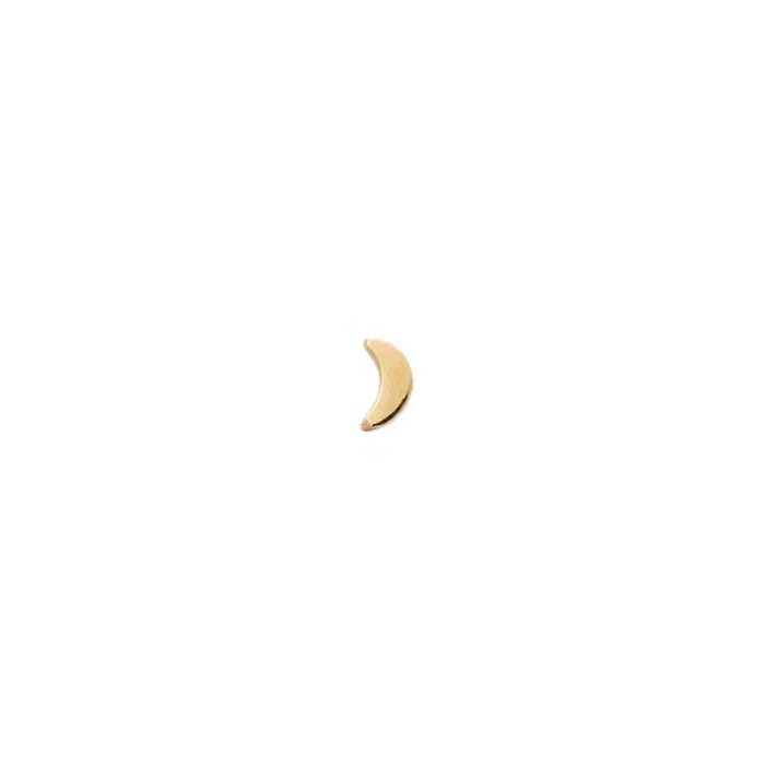Earrings The FB Crescent Moon Stud Earring Fox Bond Originals