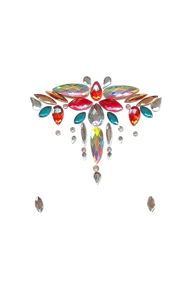Earrings THE LUMi SHOP Exotic Girl Rhinestone Crystal Face Jewels
