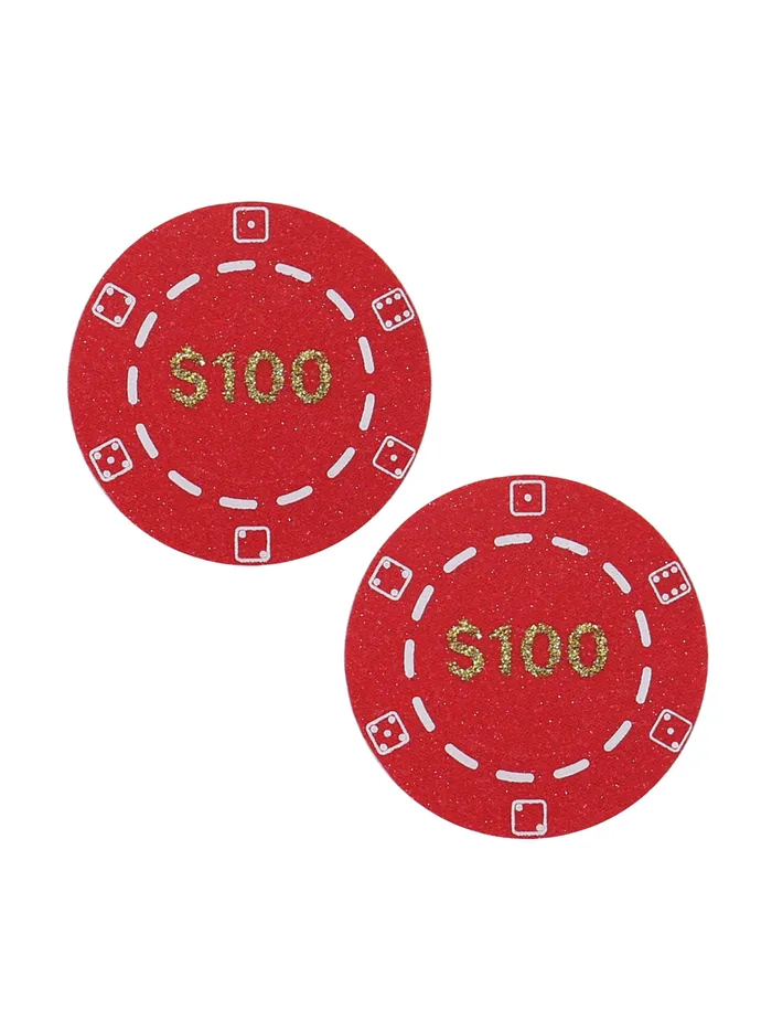 Earrings THE LUMi SHOP Vegas Babe Red Chip Pasties
