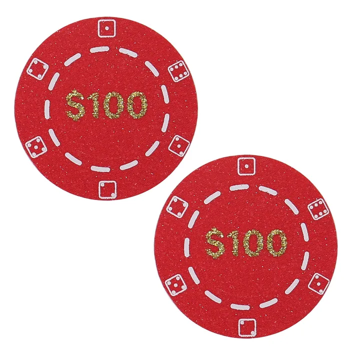 Earrings THE LUMi SHOP Vegas Babe Red Chip Pasties