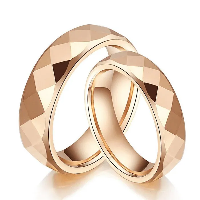Earrings Tungsten Couple Rings Brim