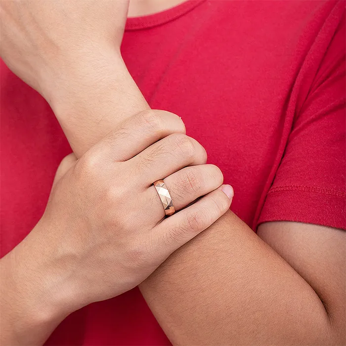 Earrings Tungsten Couple Rings Brim