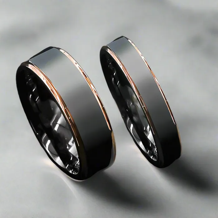 Earrings Tungsten Couple Rings Ernest