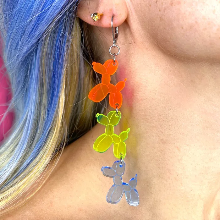 Earrings VincaUSA Bunch of Balloon Dog Earrings