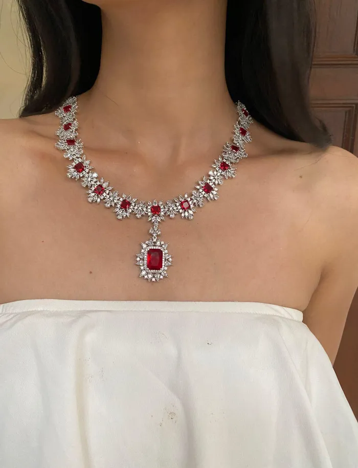 Elizabeth Diamond Set attrangi1 Earrings