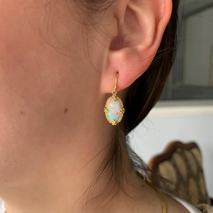 Ethiopian Opal Dangle Earrings 379ctw Amali Jewelry Earrings Ethiopian Opal Dangle Earrings 379ctw Amali Jewelry Earrings