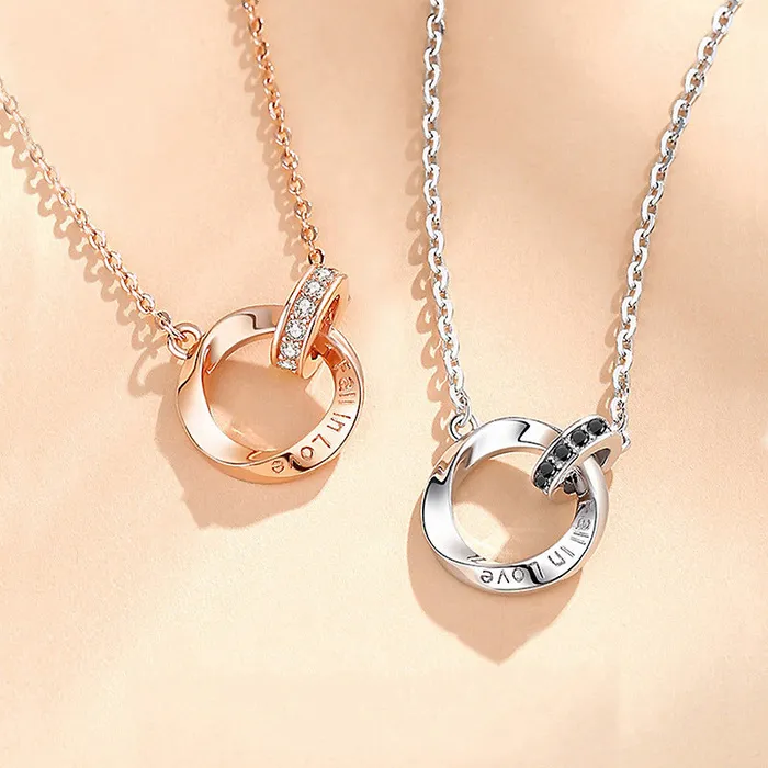 Fall in Love Couple Necklace Couple Necklaces