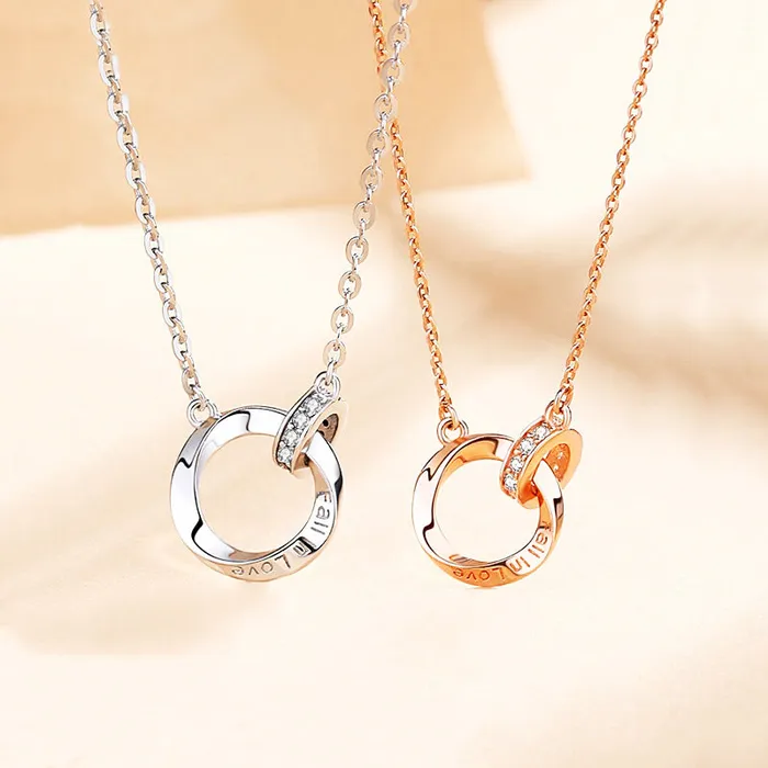 Fall in Love Couple Necklace Couple Necklaces