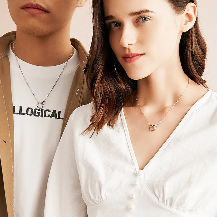 Fall in Love Couple Necklace Couple Necklaces