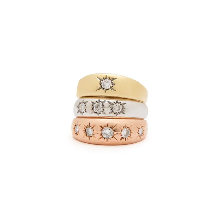 Fox Bond Originals Rings The FB Diamond Starburst Ring