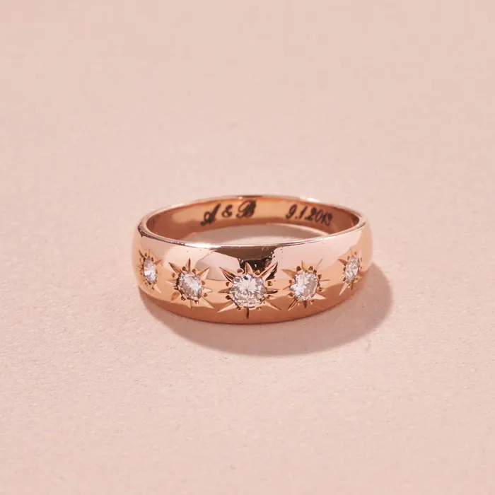 Fox Bond Originals Rings The FB Diamond Starburst Ring