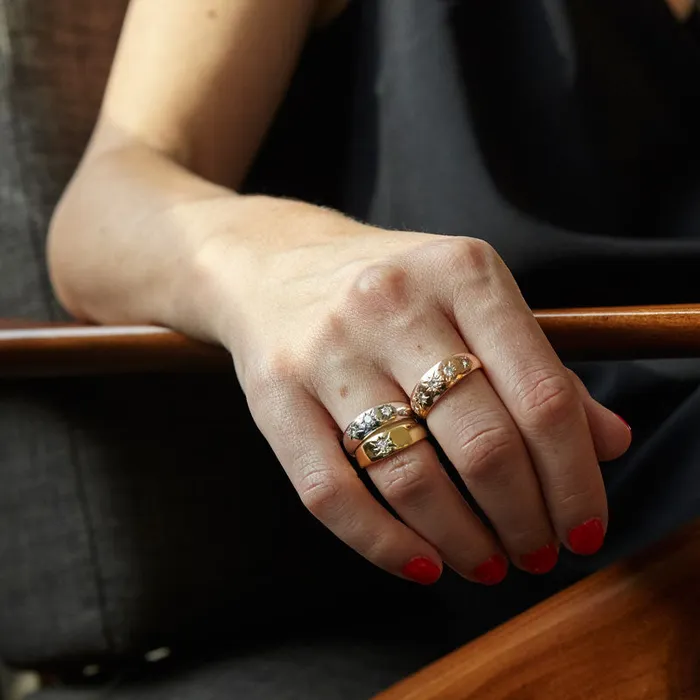 Fox Bond Originals Rings The FB Diamond Starburst Ring