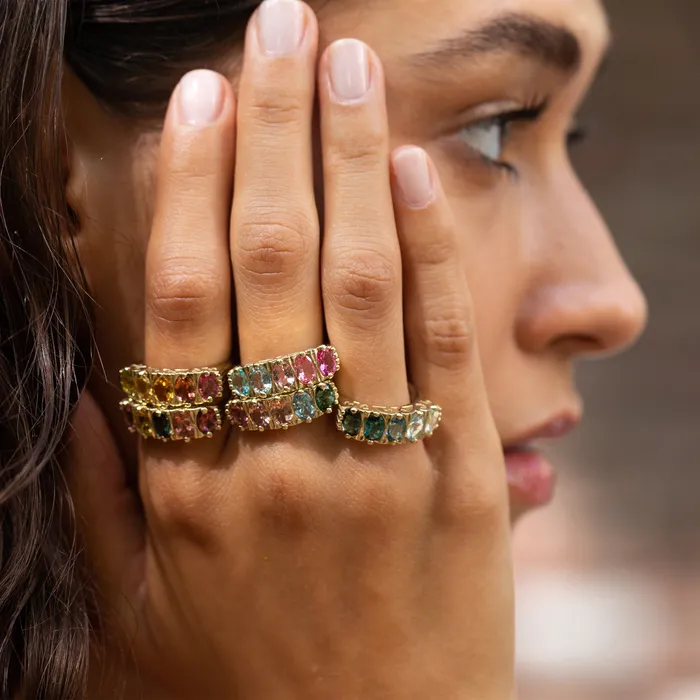 Fox Bond Originals The FB Ocean Ombre Ring Rings