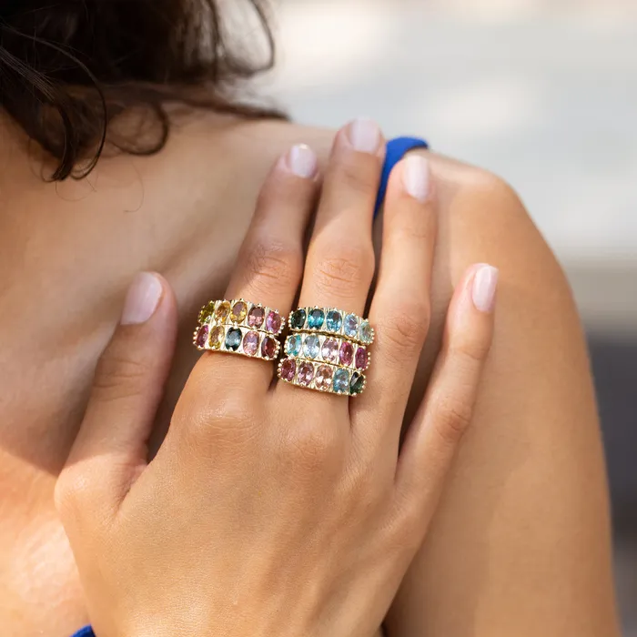 Fox Bond Originals The FB Ocean Ombre Ring Rings
