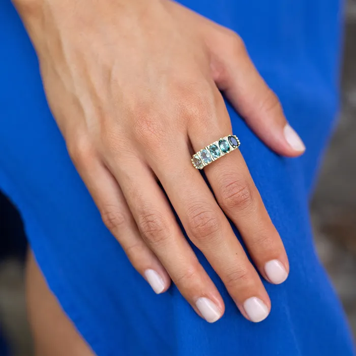 Fox Bond Originals The FB Ocean Ombre Ring Rings
