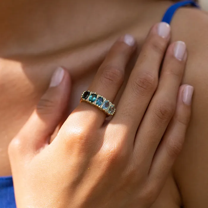 Fox Bond Originals The FB Ocean Ombre Ring Rings