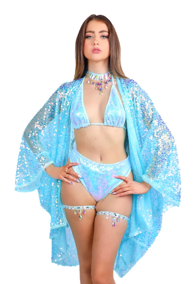 FULL OUTFIT Aqua Butterfly Diva 6 pcs THE LUMI SHOP Earrings
