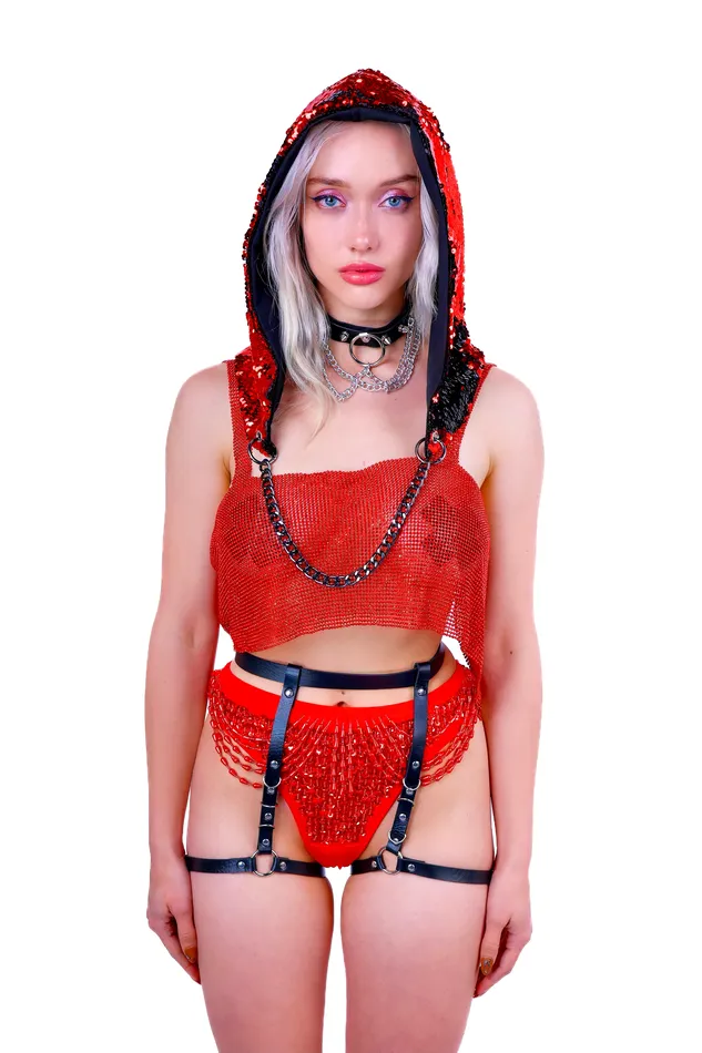 FULL OUTFIT Ruby Midnight Rebel 5 pcs THE LUMI SHOP Earrings
