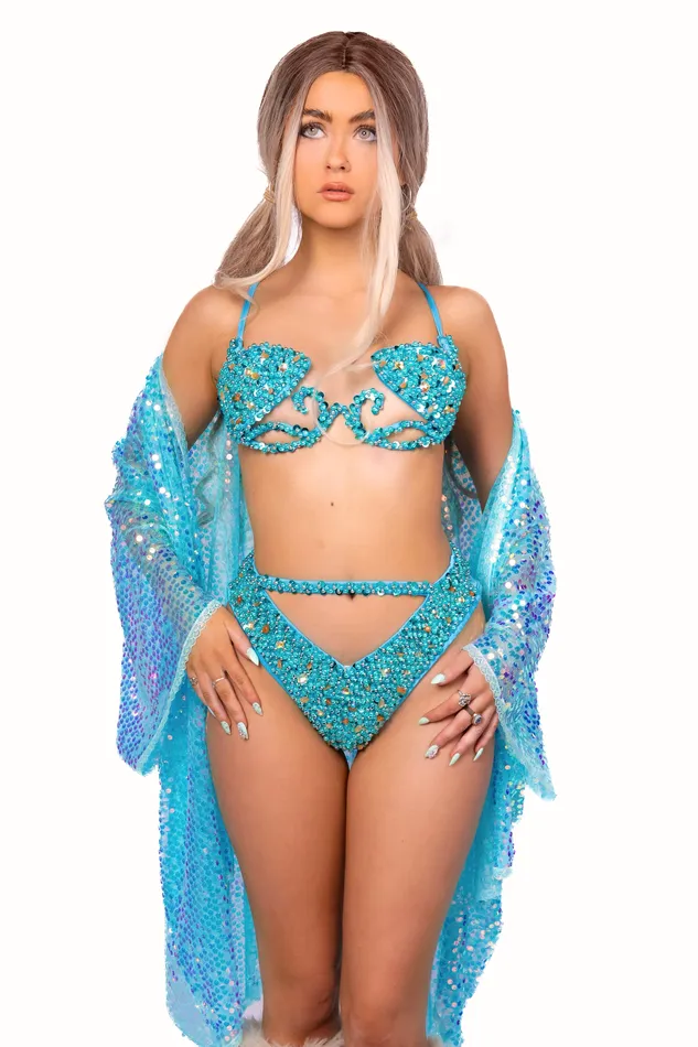 FULL OUTFIT Turquoise Empress 3 pcs THE LUMI SHOP Earrings