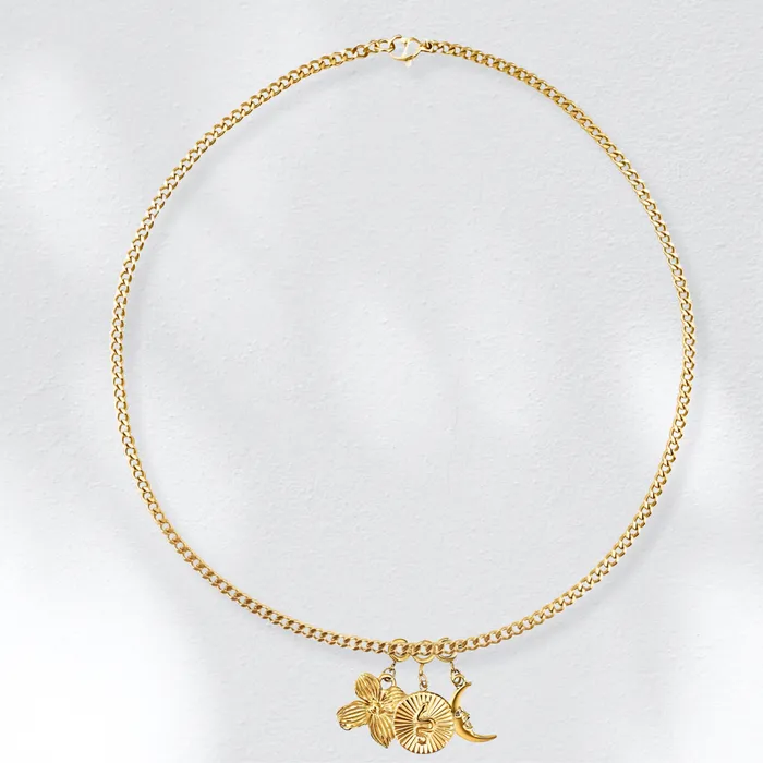 Genesis Serpent Charm Ellie Vail Charm Necklaces