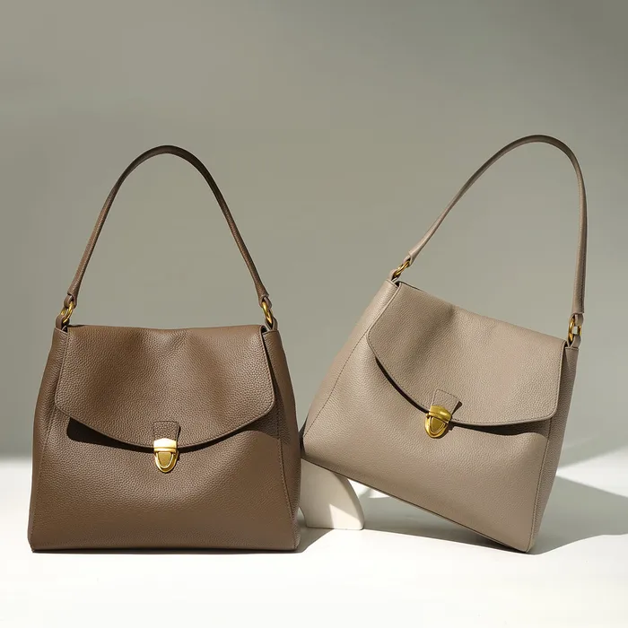 Genuine Leather Bags Earrings Meadow