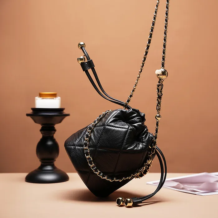 Genuine Leather Bags Earrings Quinn