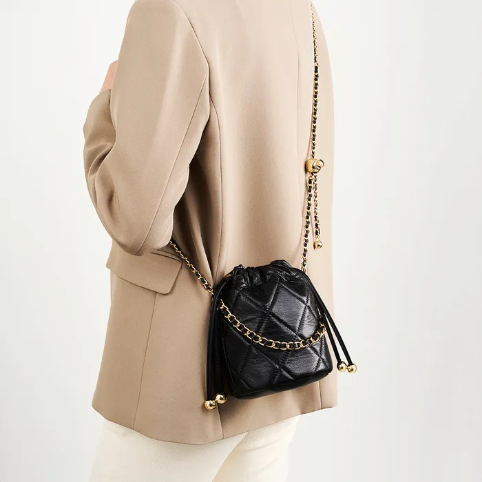 Genuine Leather Bags Earrings Quinn