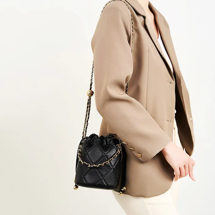 Genuine Leather Bags Earrings Quinn