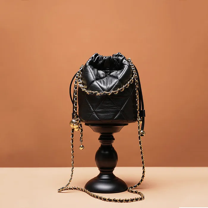 Genuine Leather Bags Earrings Quinn