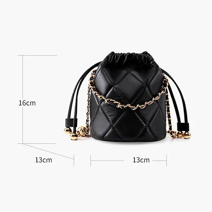 Genuine Leather Bags Earrings Quinn