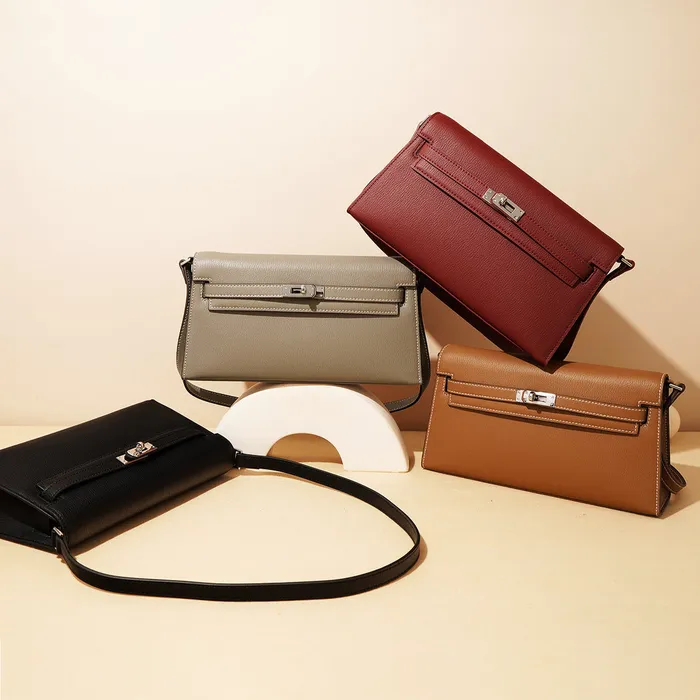 Genuine Leather Bags Earrings Sienna