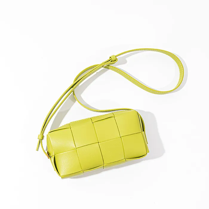 Genuine Leather Bags Olive Earrings