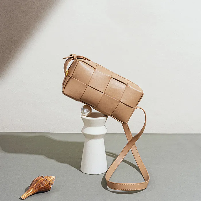 Genuine Leather Bags Olive Earrings
