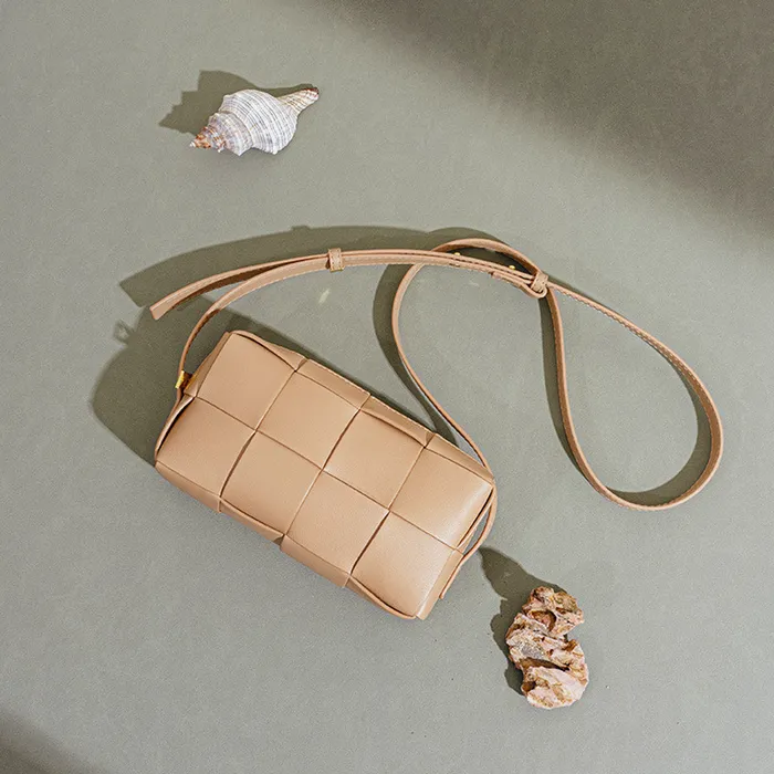 Genuine Leather Bags Olive Earrings