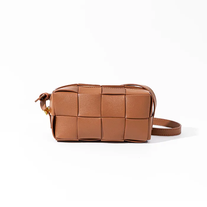 Genuine Leather Bags Olive Earrings
