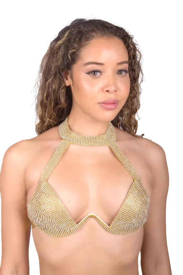 Gold Palace Rhinestone Top THE LUMI SHOP PreStyled Sets