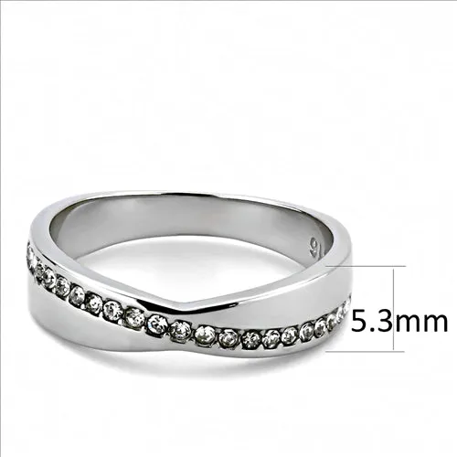 Green CJE3501 Wholesale Women Stainless Steel High polished Top Grade Crystal Clear Ring Rings Green CJE3501 Wholesale Women Stainless Steel High polished Top Grade Crystal Clear Ring Rings