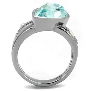 Green Rings CJE2502 Wholesale Pear Shape Sea Blue Crystal Cocktail Ring Green Rings CJE2502 Wholesale Pear Shape Sea Blue Crystal Cocktail Ring