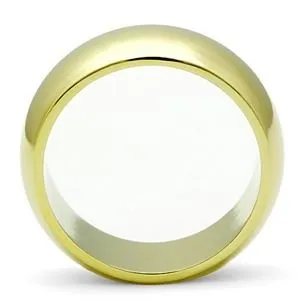 Green Rings CJG1447 Wholesale Gold Plated Stainless Steel Wedding Band