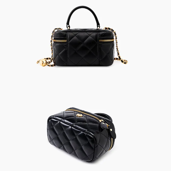 Harriet Genuine Leather Bags Earrings