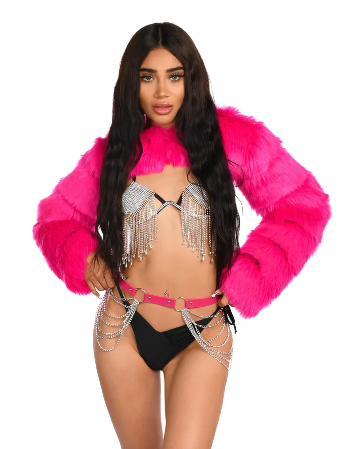 Hot Pink Puffy Arm Sleeves THE LUMI SHOP Earrings