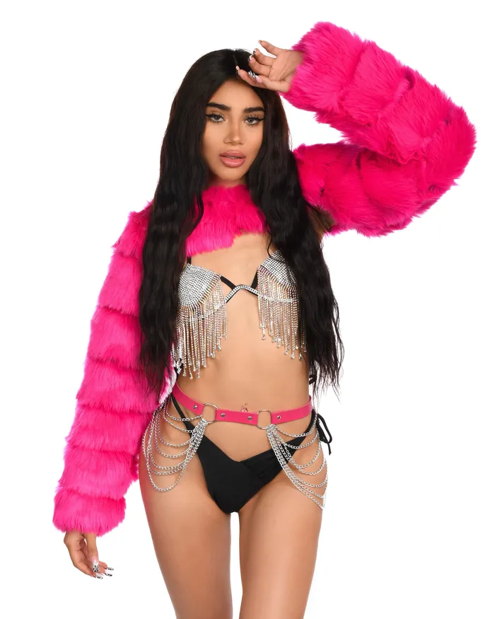 Hot Pink Puffy Arm Sleeves THE LUMI SHOP Earrings
