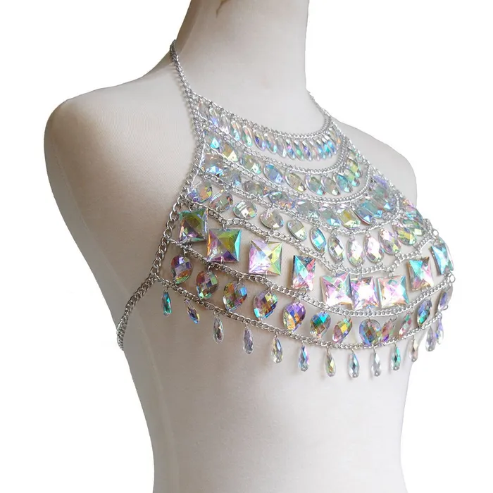 Iridescent Gem Body Jewelry Set THE LUMi SHOP Earrings