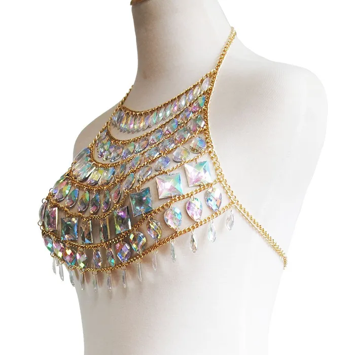 Iridescent Gem Body Jewelry Set THE LUMi SHOP Earrings