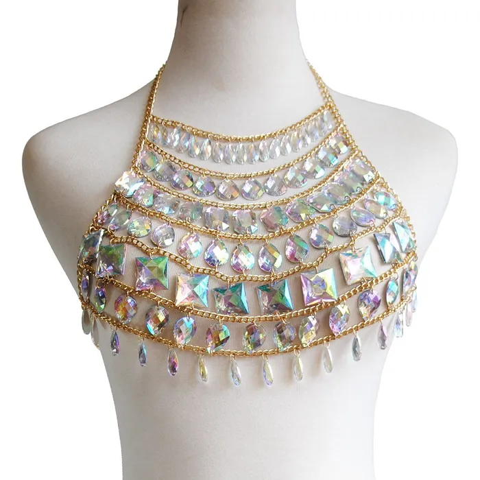Iridescent Gem Body Jewelry Set THE LUMi SHOP Earrings