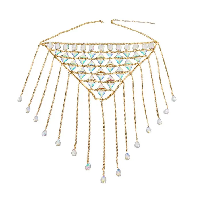 Iridescent Gem Body Jewelry Set THE LUMi SHOP Earrings