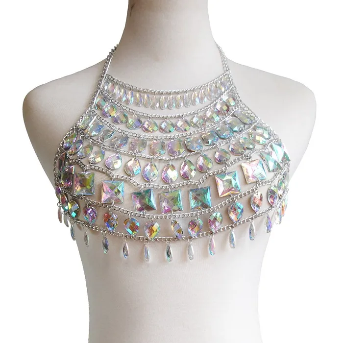 Iridescent Gem Body Jewelry Set THE LUMi SHOP Earrings
