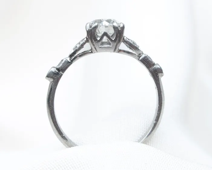 Isadoras C Rings Art Deco 60Carat Diamond Engagement Ring