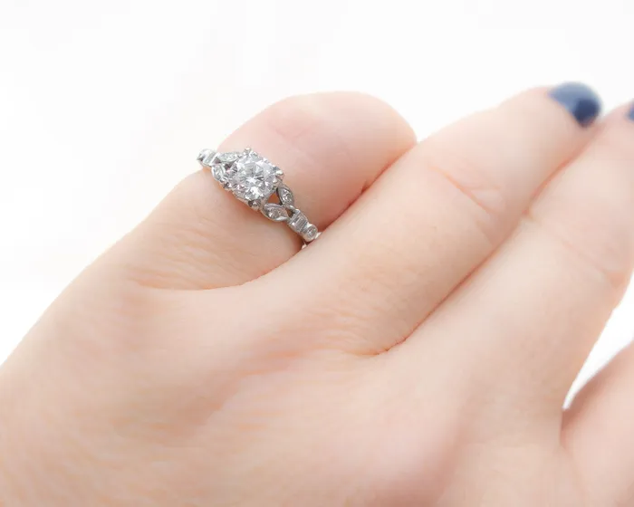 Isadoras C Rings Art Deco 60Carat Diamond Engagement Ring